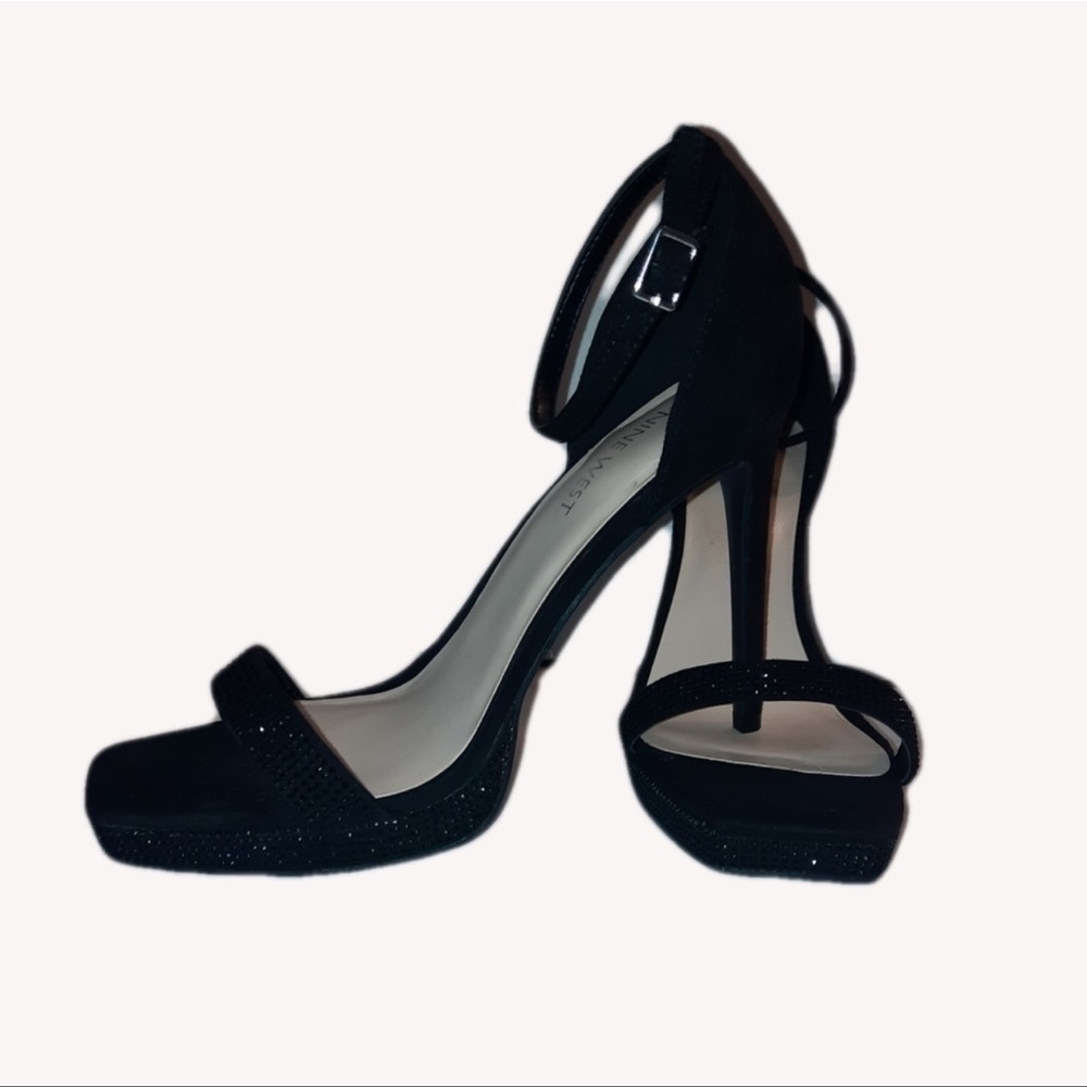 Nine West beautiful black heels new women size 10 - Picture 2 of 3